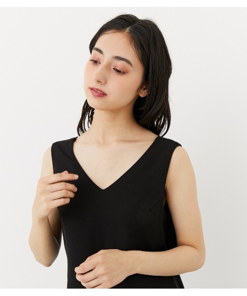 rienda(リエンダ)の「バックオープンイージーワンピース(ワンピース・レディース・ブラック/ブラック系その他/グリーン系その他・SMALL/MEDIUM)」の8枚目の写真
