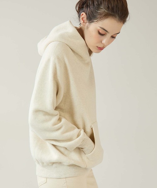 TICCA（ティッカ）の「【TICCA/ティッカ】裏起毛パーカー（パーカー・レディース・ホワイト/ライトグレー/ベージュ・FREE）」の3枚目の写真