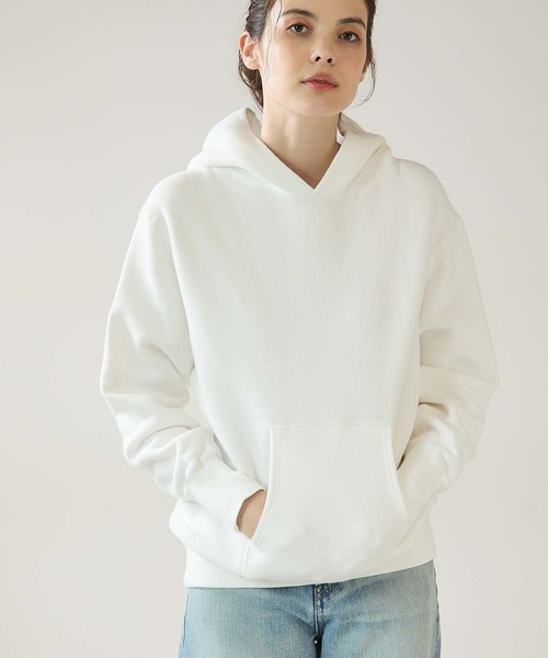 TICCA（ティッカ）の「【TICCA/ティッカ】裏起毛パーカー（パーカー・レディース・ホワイト/ライトグレー/ベージュ・FREE）」の2枚目の写真