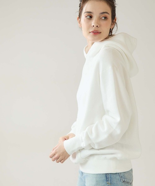 TICCA（ティッカ）の「【TICCA/ティッカ】裏起毛パーカー（パーカー・レディース・ホワイト/ライトグレー/ベージュ・FREE）」の7枚目の写真