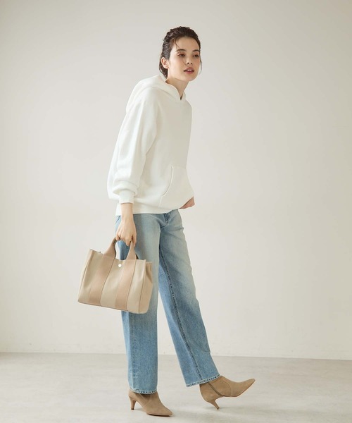 TICCA（ティッカ）の「【TICCA/ティッカ】裏起毛パーカー（パーカー・レディース・ホワイト/ライトグレー/ベージュ・FREE）」の10枚目の写真