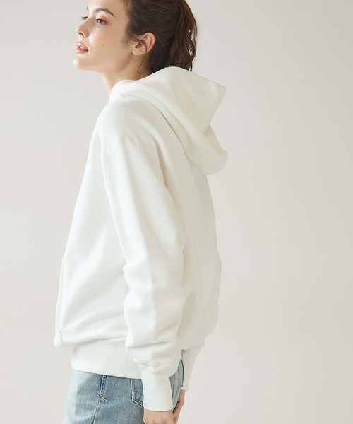 TICCA（ティッカ）の「【TICCA/ティッカ】裏起毛パーカー（パーカー・レディース・ホワイト/ライトグレー/ベージュ・FREE）」の12枚目の写真