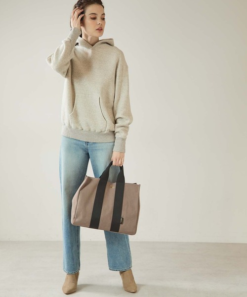 TICCA（ティッカ）の「【TICCA/ティッカ】裏起毛パーカー（パーカー・レディース・ホワイト/ライトグレー/ベージュ・FREE）」の22枚目の写真