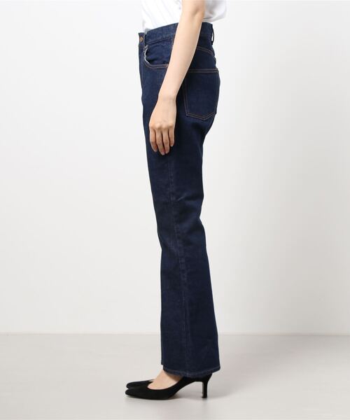 ONEME（ワンム）の「ONEME Stretch Flare Denim（デニムパンツ・レディース・インディゴブルー・2/3）」の9枚目の写真