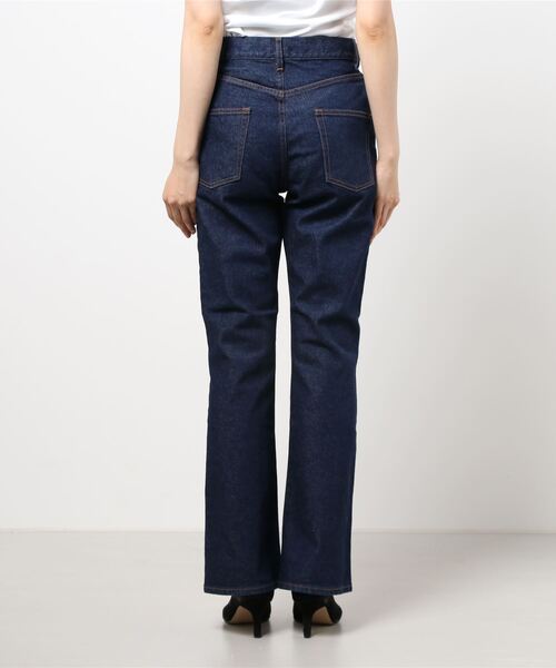 ONEME（ワンム）の「ONEME Stretch Flare Denim（デニムパンツ・レディース・インディゴブルー・2/3）」の5枚目の写真