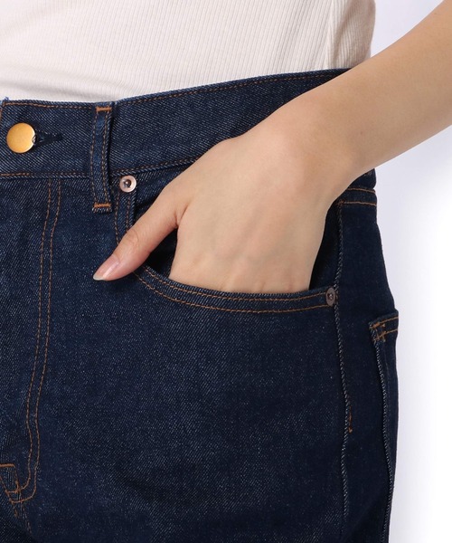 ONEME（ワンム）の「ONEME Stretch Flare Denim（デニムパンツ・レディース・インディゴブルー・2/3）」の7枚目の写真
