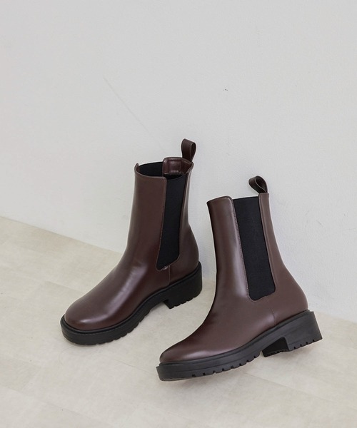 ROPE' PICNIC（ロペピクニック）の「【WEB限定】軽量プラットフォームブーツ（ブーツ・レディース・ブラック/ブラウン/キナリ・S/M/L）」の10枚目の写真