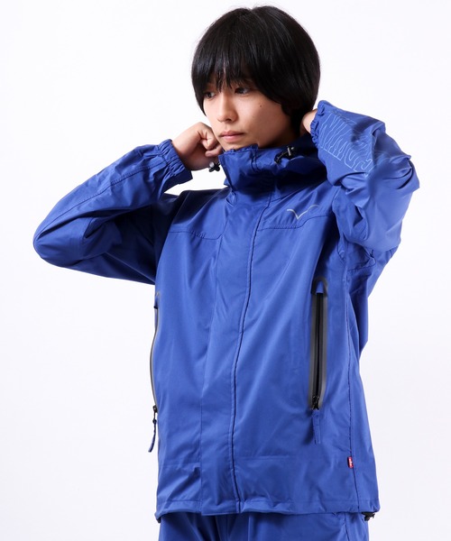 EDWIN（エドウィン）の「EDWIN　ベリオスレインジャケット（マウンテンパーカー・メンズ・ブラック/レッド/ブルー・LL/3L/M/L）」の3枚目の写真