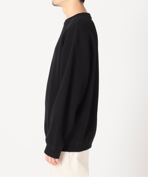 crepuscule(クレプスキュール)の「【CREPUSCULE / クレプスキュール】417別注カノコクルーネック(ニット/セーター・メンズ・ブルー系その他/ブラック/グレー系その他・2/1)」の6枚目の写真