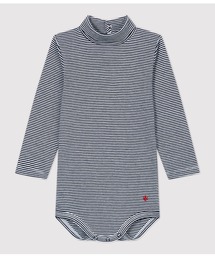 PETIT BATEAU | ミラレタートルネック長袖ボディ(インナーウェア/肌着)