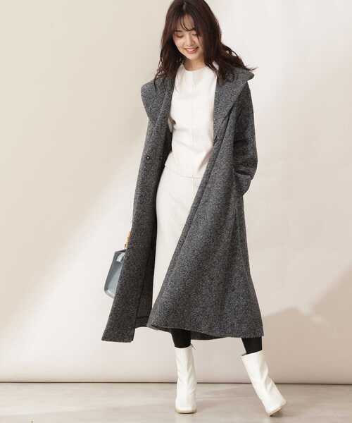 PROPORTION BODY DRESSING（プロポーションボディドレッシング）の「ガウンスライバーコート / 1211252900（ステンカラーコート・レディース・ダークグレー/グレー系その他/ブラウン系その他・SMALL/MEDIUM）」の15枚目の写真