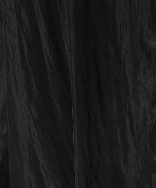 JEANASIS(ジーナシス)の「グロッシーナイロンBIGシャツ/218126(シャツ/ブラウス・レディース・ブラック/グリーン/イエロー・FREE)」の11枚目の写真