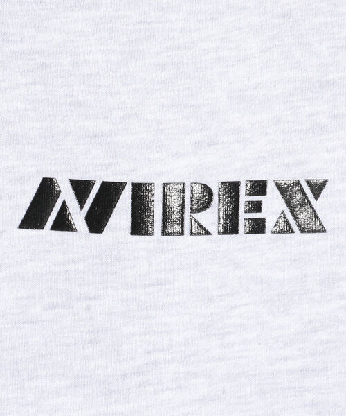 AVIREX（アヴィレックス）の「【SAMRT/スマート】長袖 ロゴ スウェット / LONG SLEEVE LOGO SWEAT / アヴィレックス / AVIREX（スウェット・メンズ・ライトグレー/オフホワイト/ブラック・XX-LARGE/MEDIUM/X-LARGE/LARGE）」の11枚目の写真