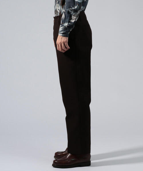 BLUE WORK(ブルーワーク)の「ポリエステルコットン フライフロント セミワイドパンツ(その他パンツ・メンズ・ダークブラウン/バーガンディー・S/M/XS)」の5枚目の写真