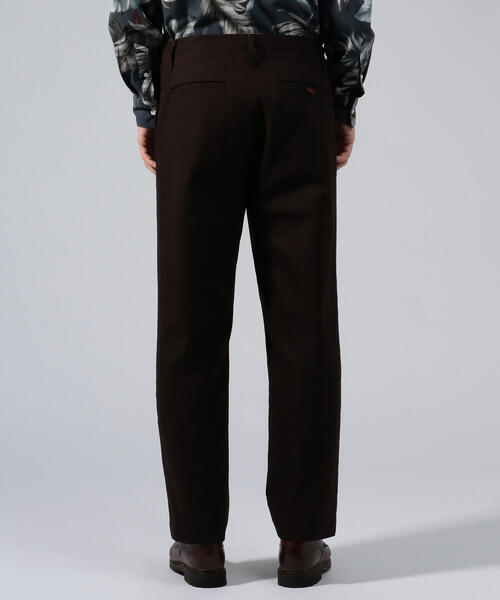 BLUE WORK(ブルーワーク)の「ポリエステルコットン フライフロント セミワイドパンツ(その他パンツ・メンズ・ダークブラウン/バーガンディー・S/M/XS)」の6枚目の写真