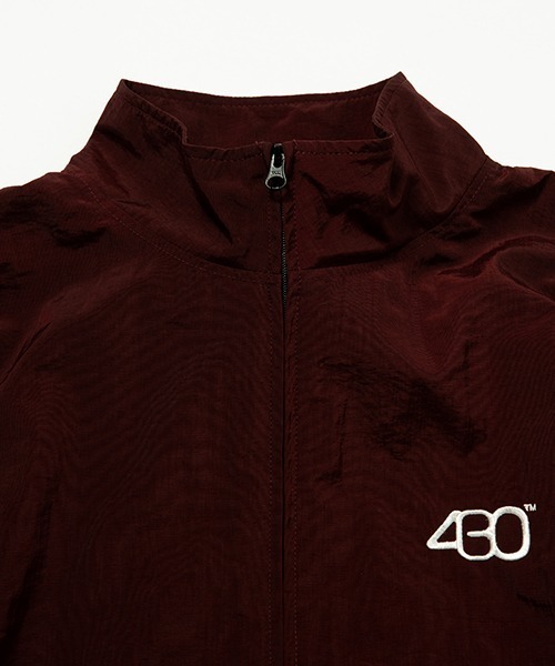 430(フォーサーティ)の「【430】NYLON TRACK JACKET(ナイロンジャケット・メンズ・バーガンディー/ブラック/グレー・2/1/3)」の7枚目の写真