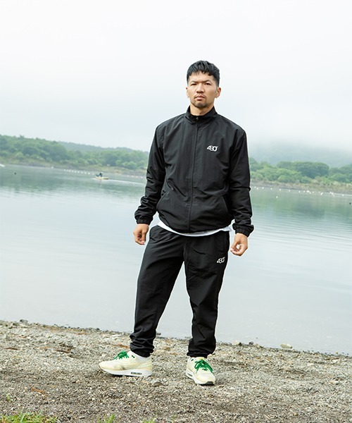 430(フォーサーティ)の「【430】NYLON TRACK JACKET(ナイロンジャケット・メンズ・バーガンディー/ブラック/グレー・2/1/3)」の10枚目の写真