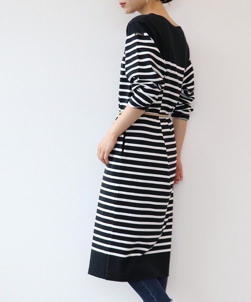 Le Minor（ルミノア）の「【Le Minor / ルミノア】ベーシックオーバーサイズワンピース（ワンピース・レディース・ブラック・38）」の5枚目の写真