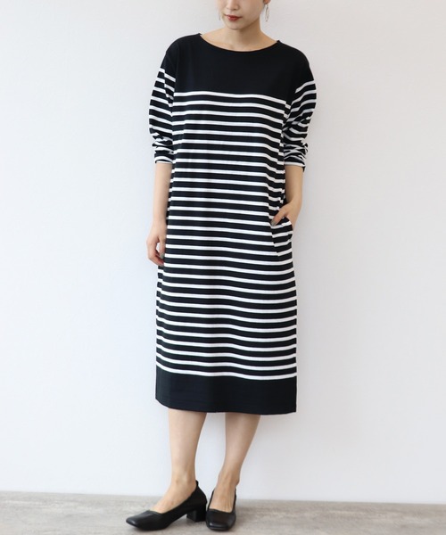 Le Minor（ルミノア）の「【Le Minor / ルミノア】ベーシックオーバーサイズワンピース（ワンピース・レディース・ブラック・38）」の4枚目の写真