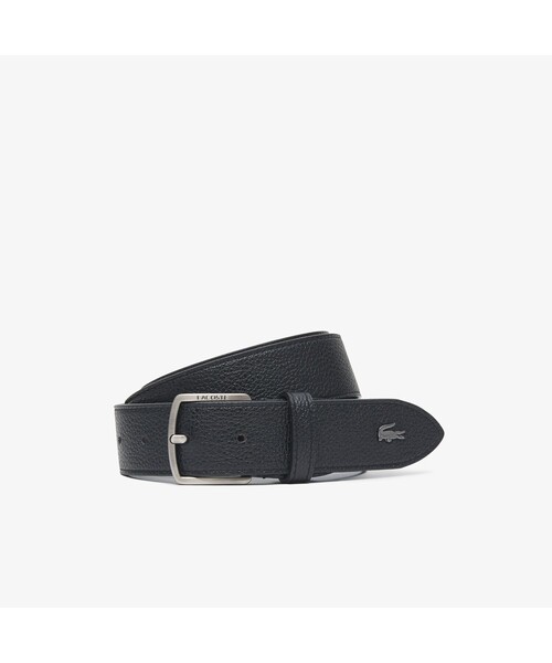 LACOSTE（ラコステ）の「カウレザーベルト（ベルト・メンズ・ブラック/ダークブラウン/ネイビー・FREE）」の2枚目の写真