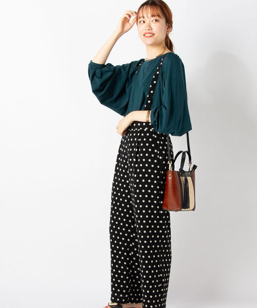 NOLLEY’S(ノーリーズ)の「◇【WEB限定】ボリューム袖カットソー(Tシャツ/カットソー・レディース・ブラック/レッド/ミント・FREE)」の5枚目の写真