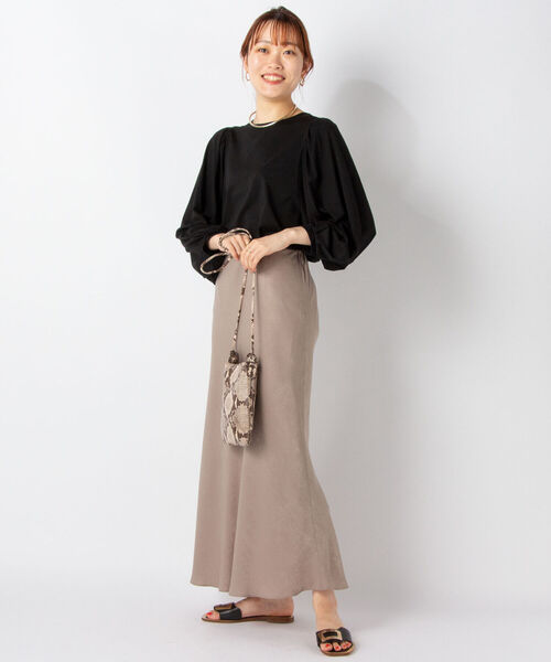 NOLLEY’S(ノーリーズ)の「◇【WEB限定】ボリューム袖カットソー(Tシャツ/カットソー・レディース・ブラック/レッド/ミント・FREE)」の11枚目の写真