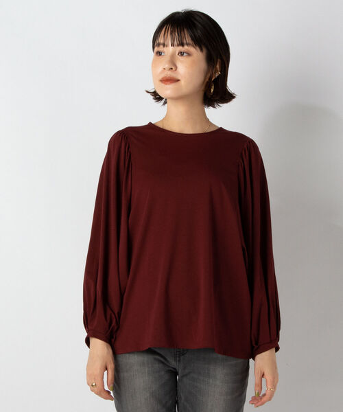 NOLLEY’S(ノーリーズ)の「◇【WEB限定】ボリューム袖カットソー(Tシャツ/カットソー・レディース・ブラック/レッド/ミント・FREE)」の15枚目の写真