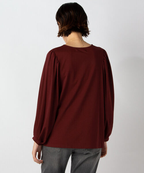 NOLLEY’S(ノーリーズ)の「◇【WEB限定】ボリューム袖カットソー(Tシャツ/カットソー・レディース・ブラック/レッド/ミント・FREE)」の17枚目の写真