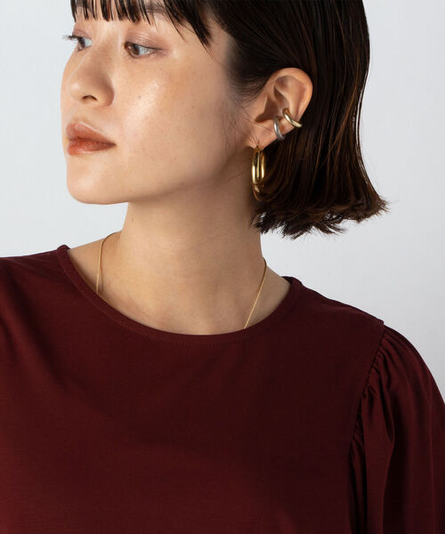 NOLLEY’S(ノーリーズ)の「◇【WEB限定】ボリューム袖カットソー(Tシャツ/カットソー・レディース・ブラック/レッド/ミント・FREE)」の18枚目の写真