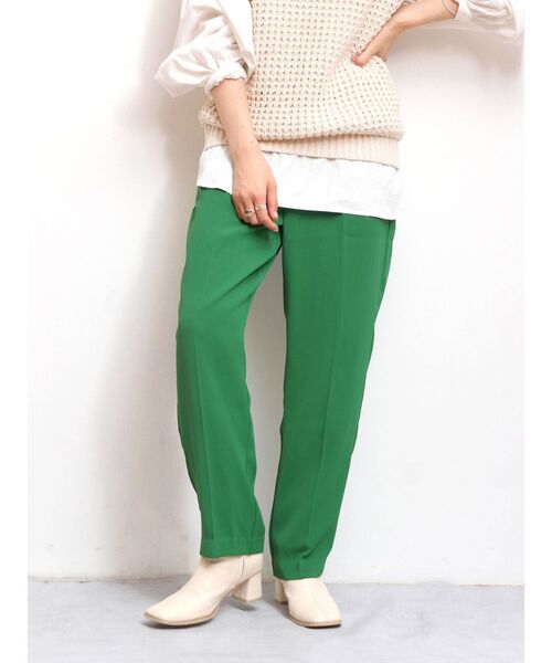 Ungrid(アングリッド)の「カラーテーパードパンツ(その他パンツ・レディース・イエロー/ブルー/グリーン・FREE)」の15枚目の写真