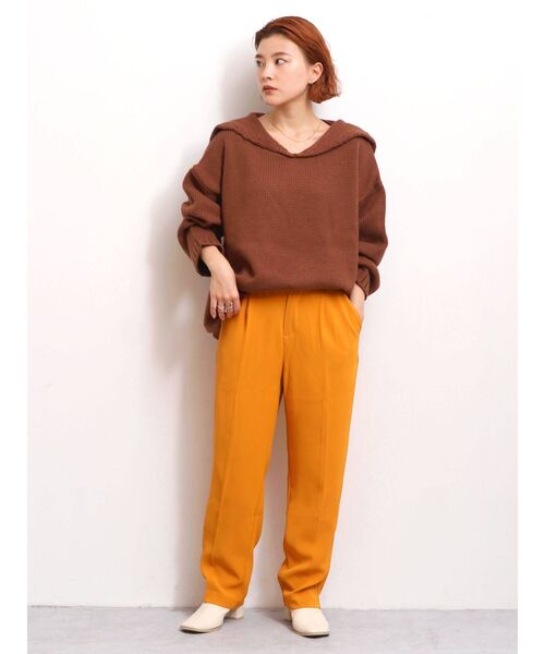 Ungrid(アングリッド)の「カラーテーパードパンツ(その他パンツ・レディース・イエロー/ブルー/グリーン・FREE)」の22枚目の写真