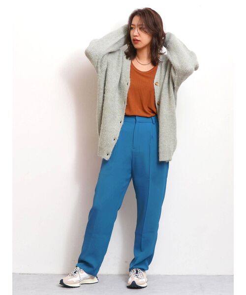 Ungrid(アングリッド)の「カラーテーパードパンツ(その他パンツ・レディース・イエロー/ブルー/グリーン・FREE)」の5枚目の写真