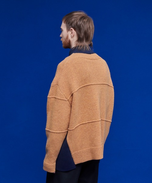 UNITED TOKYO（ユナイテッドトウキョウ）の「レイヤードハーフジップニット（ニット/セーター・メンズ・ブラック/グリーン/キャメル/ブラック系その他2・FREE）」の22枚目の写真