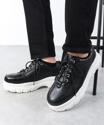 exclamation | exclamation / 軽量 ボリュームソールダッドスニーカー《最大幅約5.5cmソール》(EX100)(スニーカー)