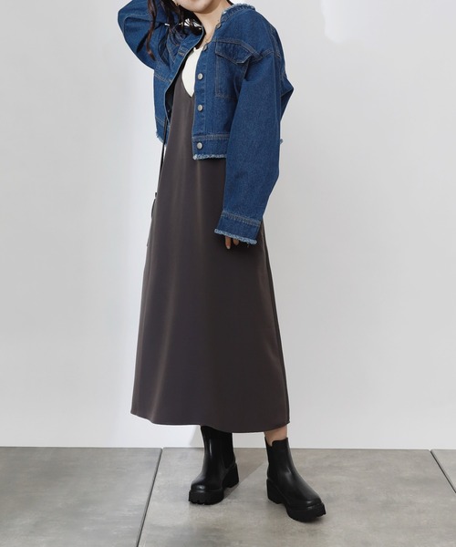 COLONY 2139（コロニートゥーワンスリーナイン）の「ランダムテレコスクエアネック長袖Tシャツ（Tシャツ/カットソー・レディース・ブラック/アイボリー/モカ/グリーン/カーキ/チャコールグレー・SMALL/LARGE/MEDIUM）」の20枚目の写真