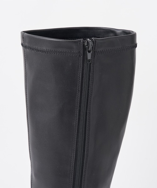 one after another NICE CLAUP（ワンアフターアナザーナイスクラップ）の「今年のスタイリングにマストアイテム！ロングブーツ（ブーツ・レディース・ブラック/ダークブラウン/アイボリー・S/M/L）」の19枚目の写真