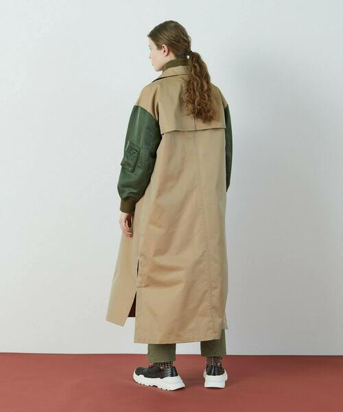 FRAPBOIS（フラボア）の「ミックストレンチ コート（その他アウター・レディース・ベージュ/ブラック・2/1/3）」の21枚目の写真