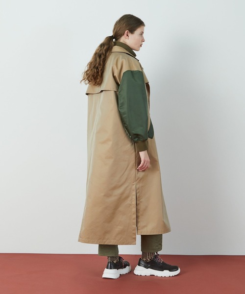 FRAPBOIS（フラボア）の「ミックストレンチ コート（その他アウター・レディース・ベージュ/ブラック・2/1/3）」の16枚目の写真