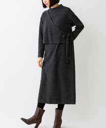 Sono（ソーノ）の「【SONO/ソーノ】ウールリングＷフェイスイージーワンピース（ワンピース）」