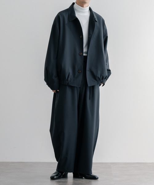 epnok(エプノック)の「バルカラーショートブルゾン(ブルゾン・メンズ・ベージュ/グレイッシュブルー/ダークブラウン・MEDIUM/SMALL/LARGE)」の11枚目の写真