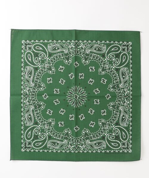 HAV-A-HANK（ハバハンク ）の「HAV-A-HANK ハバハンク ペイズリー バンダナ（バンダナ/スカーフ・メンズ・パープル/ボルドー/レッド/ターコイズブルー/ネイビー/ブラック/ブラック×レッド/ライトピンク/グレー/カーキ/ロイヤルブルー/ダークブルー/サックスブルー/ホワイト・FREE）」の10枚目の写真