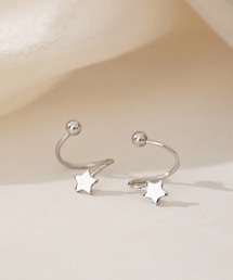 スパイラルピアス(銀めっき)