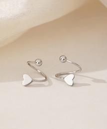 スパイラルピアス（銀めっき）