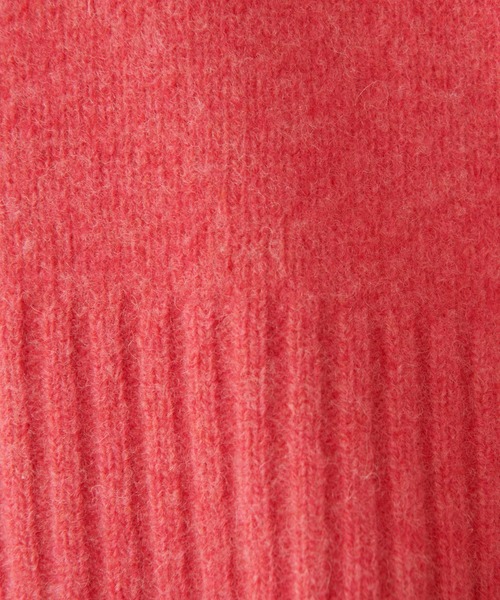 BEARDSLEY（ビアズリー）の「ウール圧縮ニット（ニット/セーター・レディース・ピンク/ブラウン・FREE）」の16枚目の写真