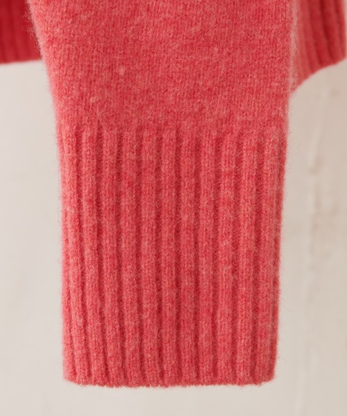 BEARDSLEY（ビアズリー）の「ウール圧縮ニット（ニット/セーター・レディース・ピンク/ブラウン・FREE）」の7枚目の写真