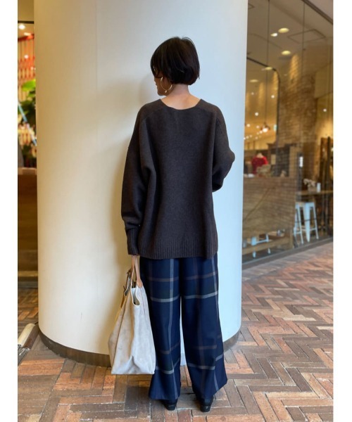 BEARDSLEY（ビアズリー）の「ウール圧縮ニット（ニット/セーター・レディース・ピンク/ブラウン・FREE）」の18枚目の写真