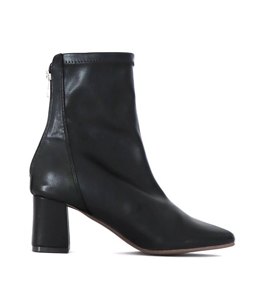 SOROTTO(ソロット)の「チャンキーヒール×スクエアトゥのストレッチハイアンクルブーツ(ブーツ・レディース・ブラック/アイボリー/ベージュ・S/M/L/LL)」の15枚目の写真