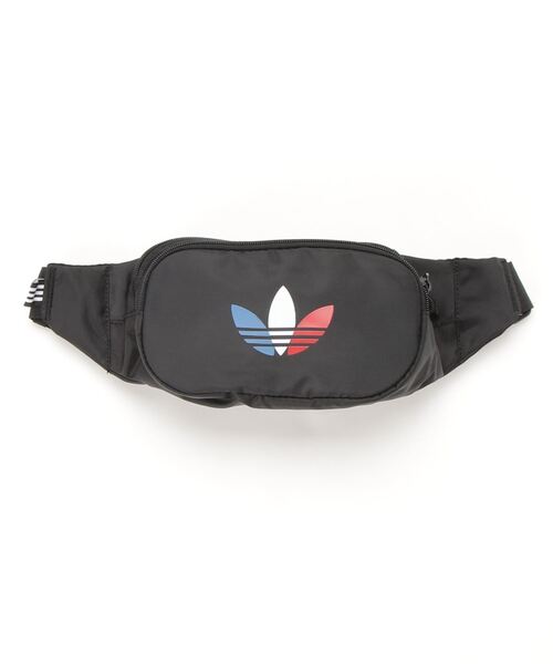 adidas Originals（アディダスオリジナルス）の「adidas Originals/アディダスオリジナルス  トリコロール ボディバッグ ウェストポーチ（ボディバッグ/ウエストポーチ・メンズ・ブラック・FREE）」の8枚目の写真