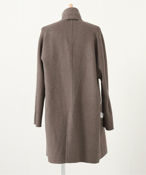 417 EDIFICE エディフィス チェスターコート ブラウン　M ウールミックスチェスターコート 417 EDIFICE フォーワンセブン