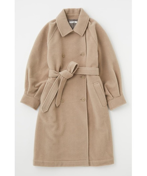 MOUSSY(マウジー)の「ULSTER COLLAR PUFF SLEEVE コート(チェスターコート・レディース・ベージュ/カーキ/ベージュ系その他・1/2)」の17枚目の写真